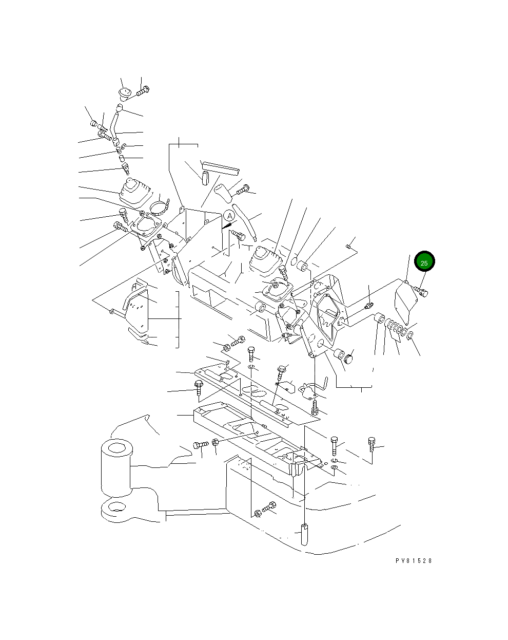 Крышка YM172164-45790 Komatsu