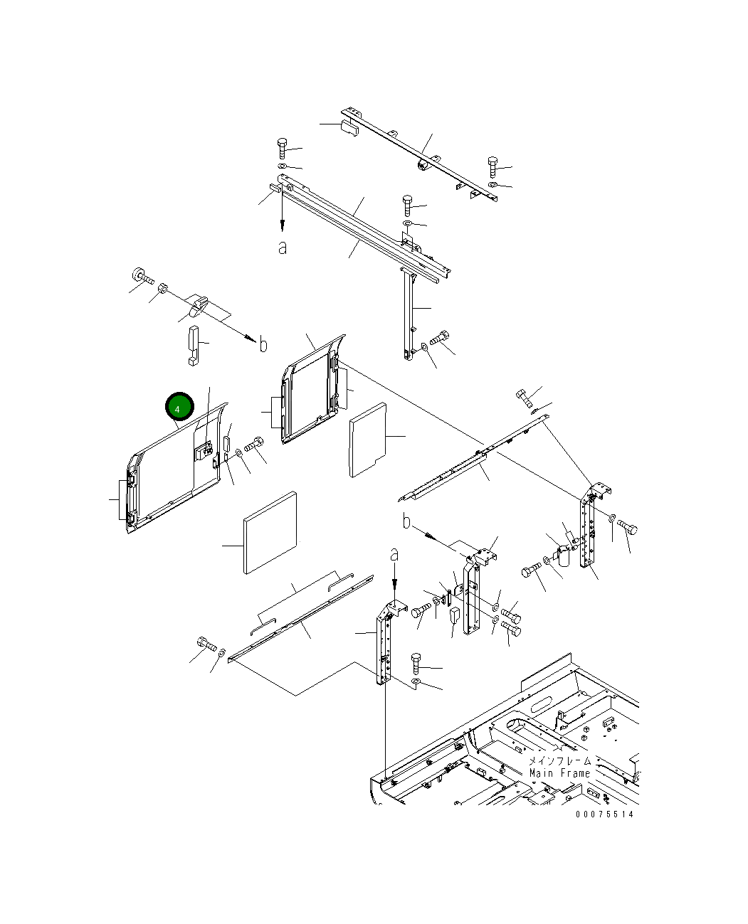 Крышка 8240-54-5420  Komatsu