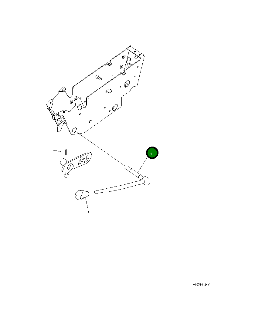 Рычаг 22B-43-23151 Komatsu