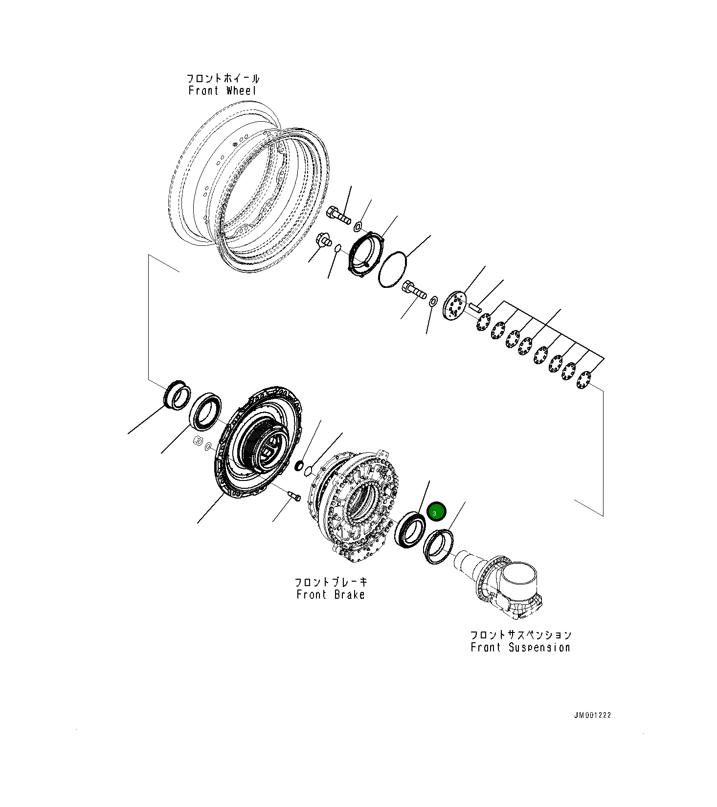 Подшипник 561-27-61940 Komatsu