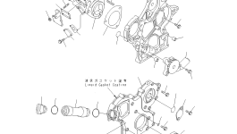 Крышка YM119636-01740 Komatsu