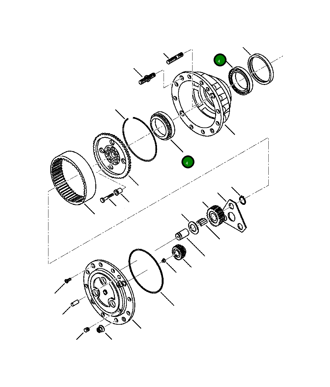 Подшипник CA0118370 Komatsu