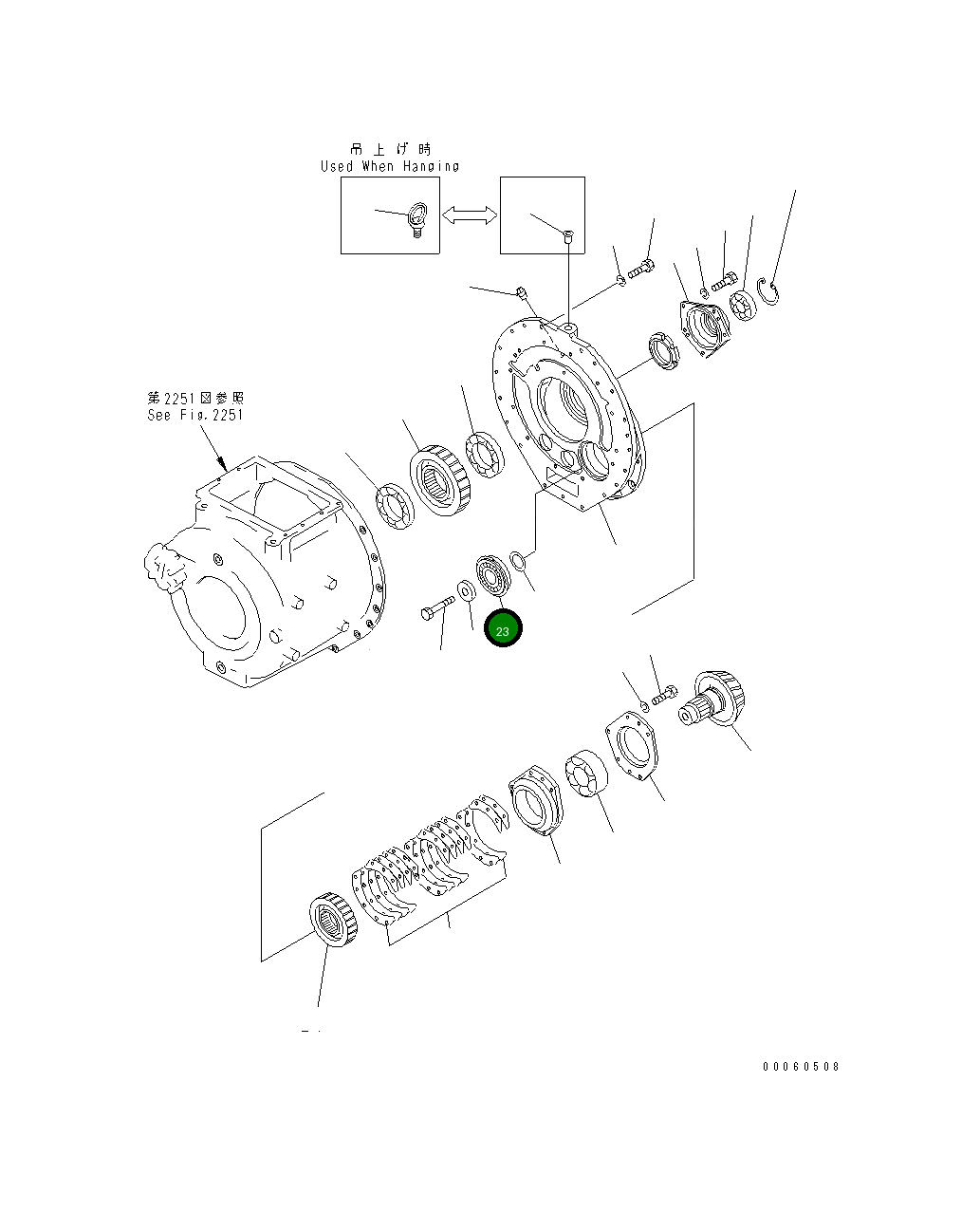 Подшипник 154-15-39112 Komatsu