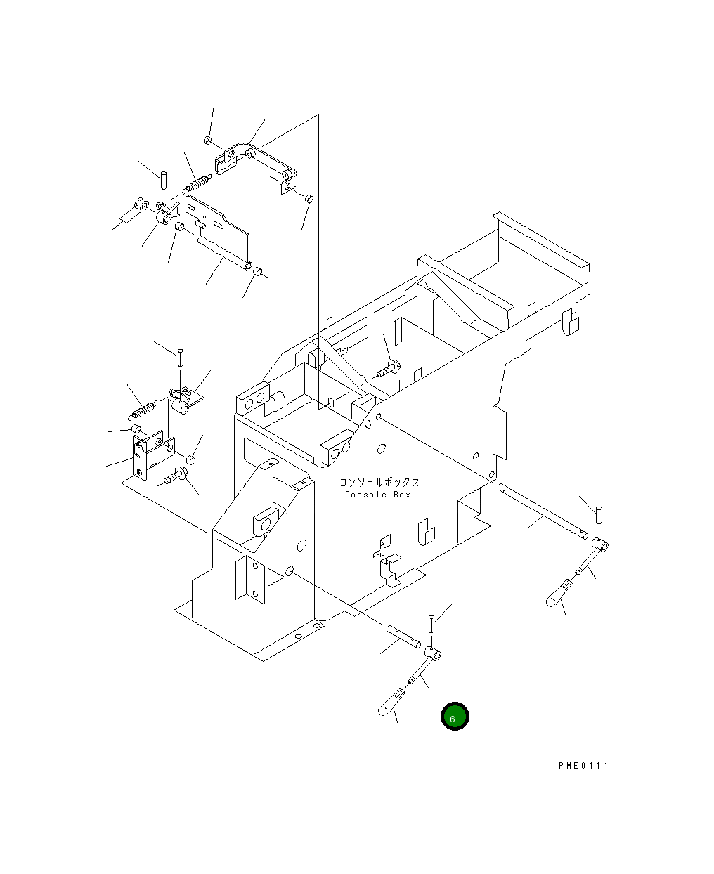 Рычаг 419-V89-2180 Komatsu