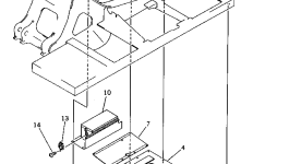 Крышка 205-54-65751 Komatsu
