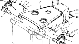 Крышка 198-54-19241 Komatsu
