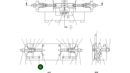 Крышка UC4100647399 Komatsu