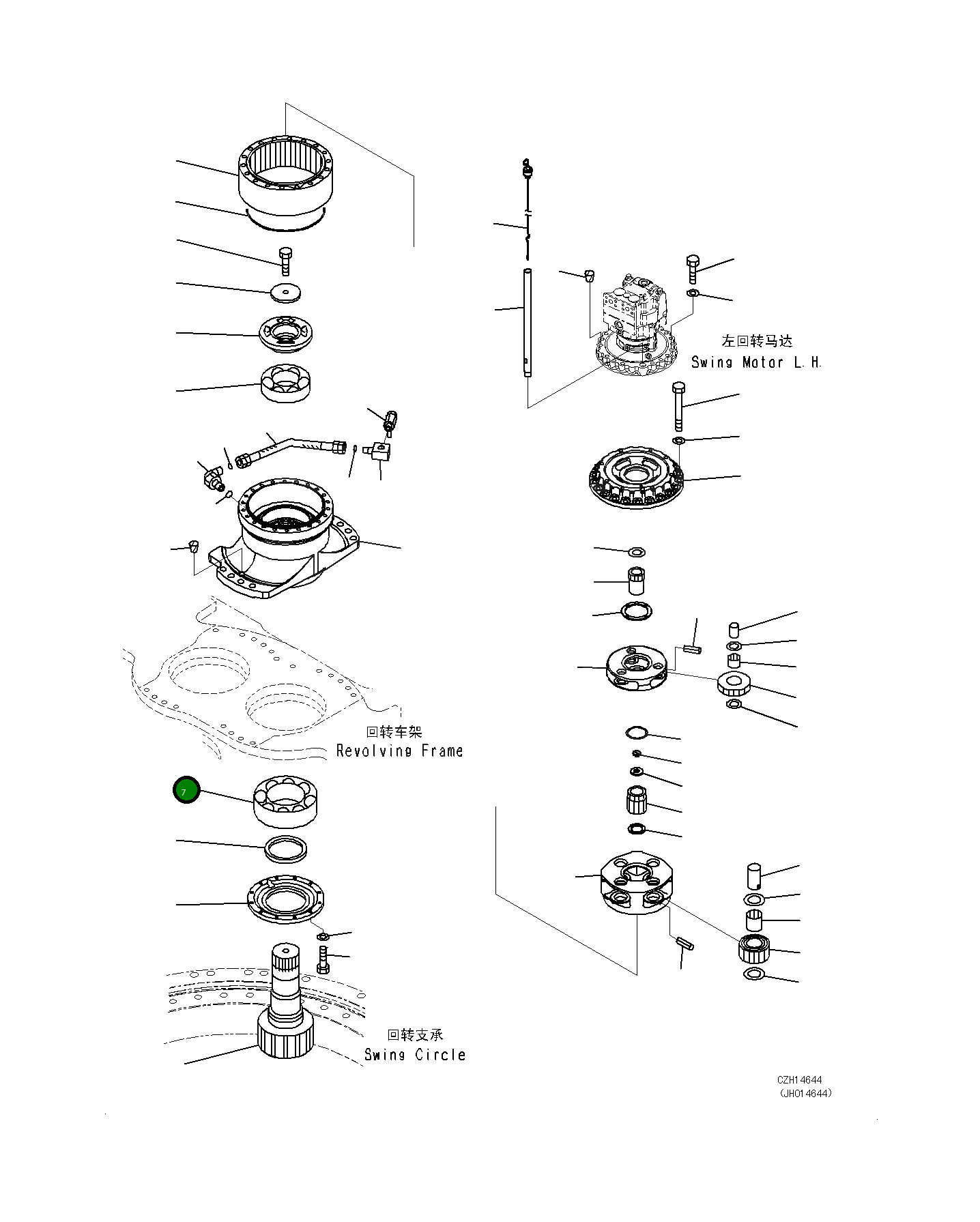 Подшипник 207-26-73150 Komatsu
