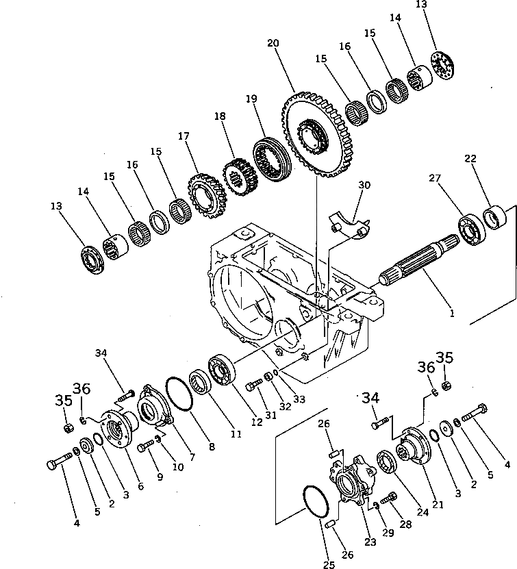 Крышка 20B-14-31330 Komatsu