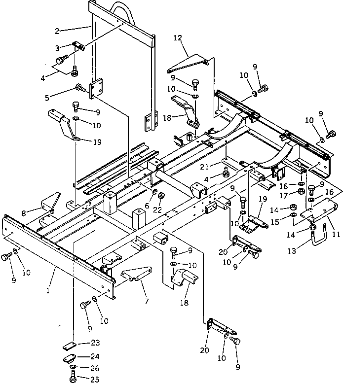 Крышка M711145668200  Komatsu
