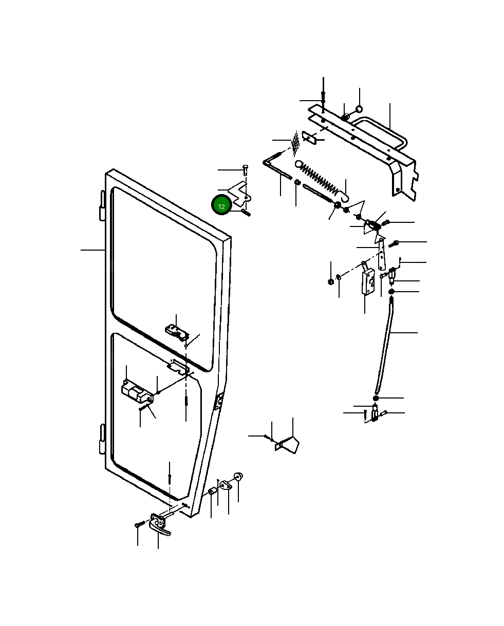 Рычаг 1437 566 H1  Komatsu