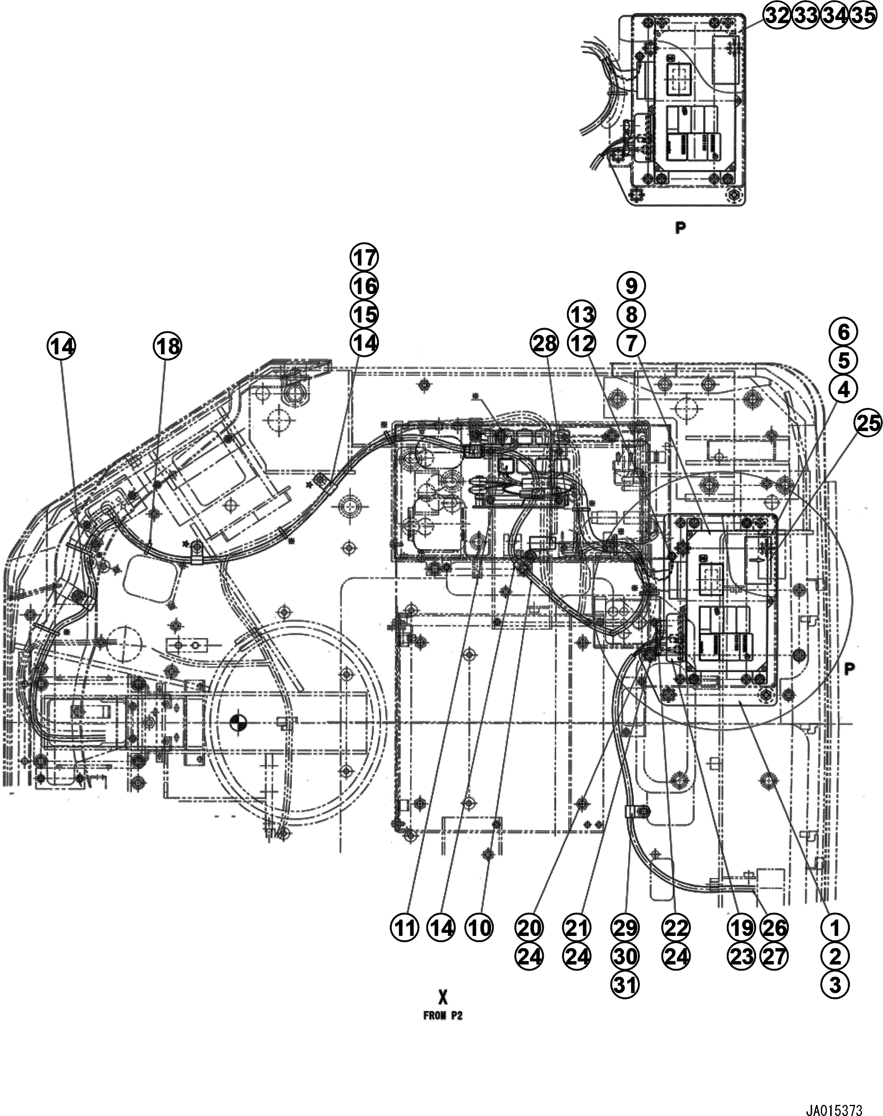 Крышка 417-06-26260 Komatsu