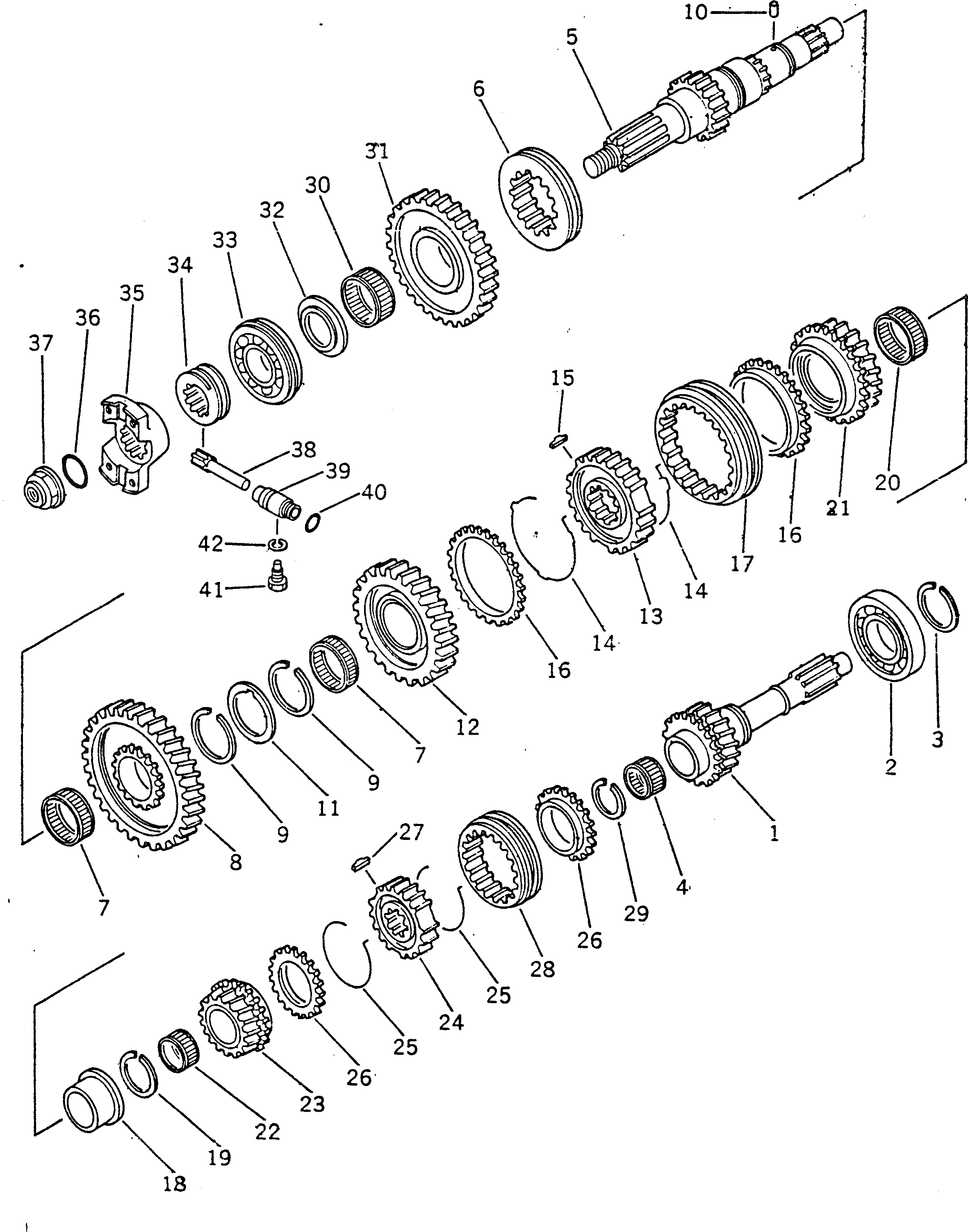 Подшипник 1-09811-020-0 Komatsu