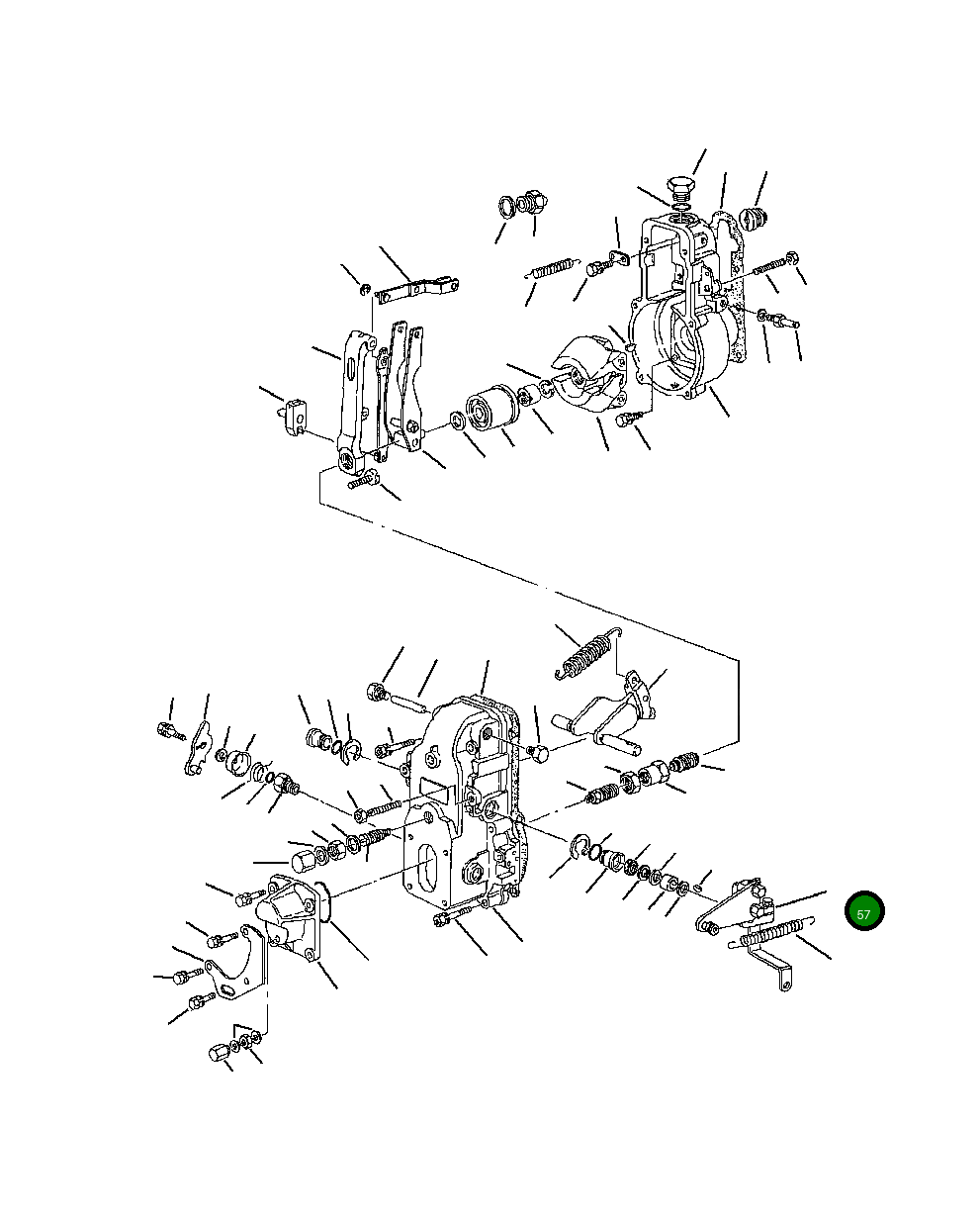 Рычаг YMX15439-63120 Komatsu