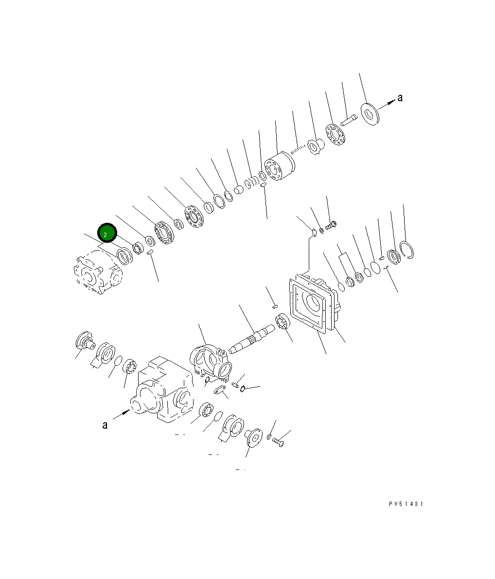 Подшипник 263-61-11580 Komatsu