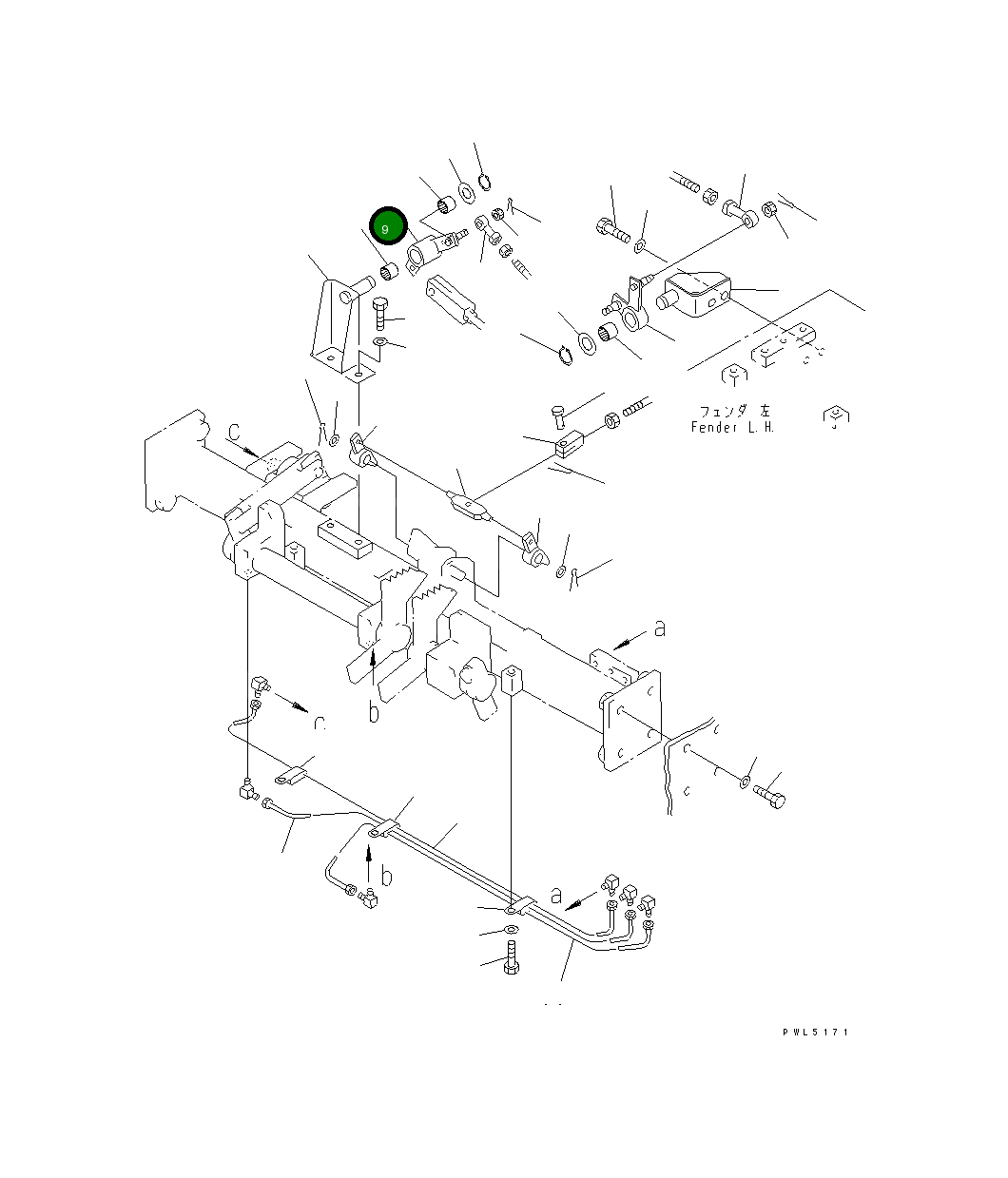 Рычаг 154-43-43180 Komatsu