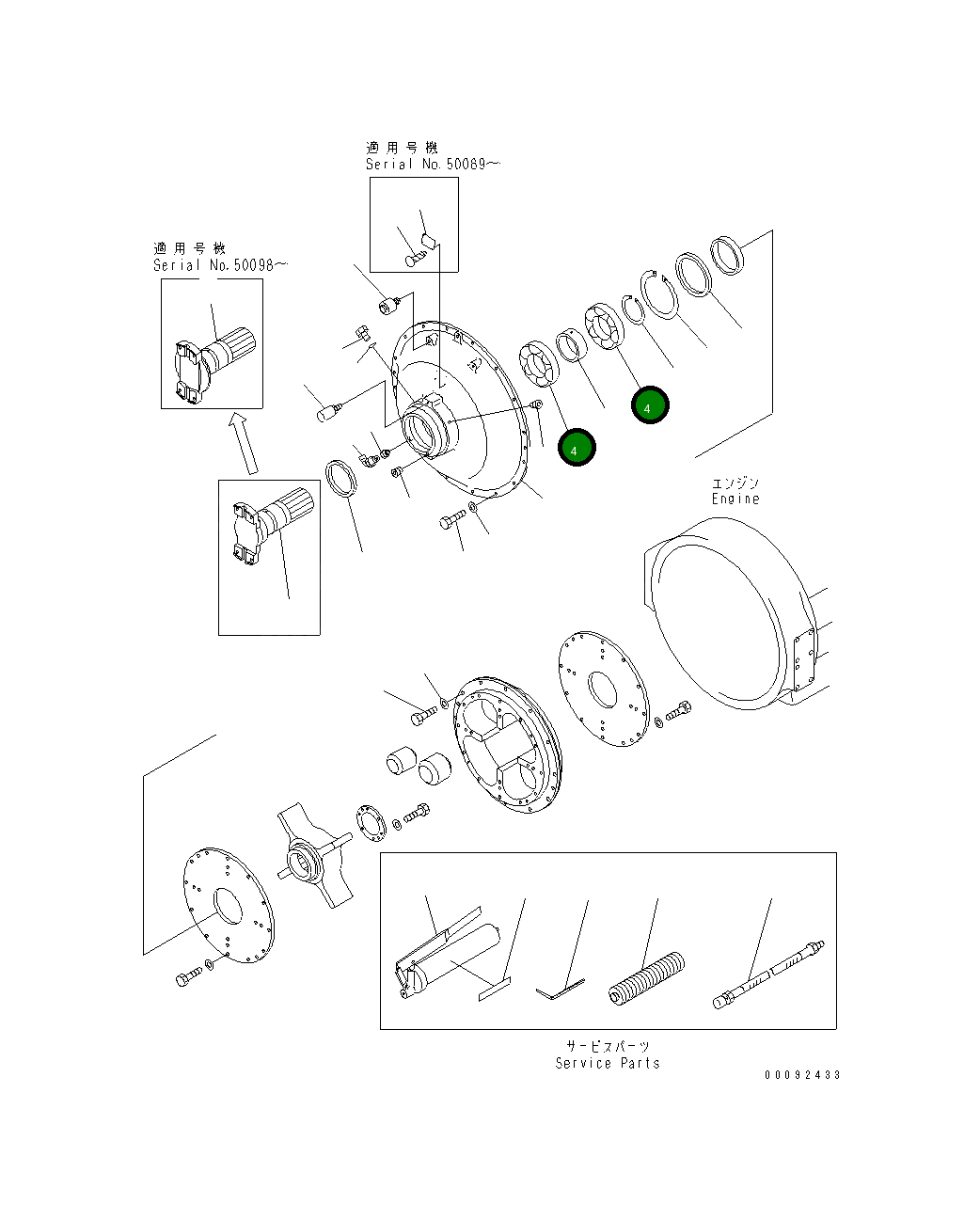 Подшипник 06040-06224 Komatsu