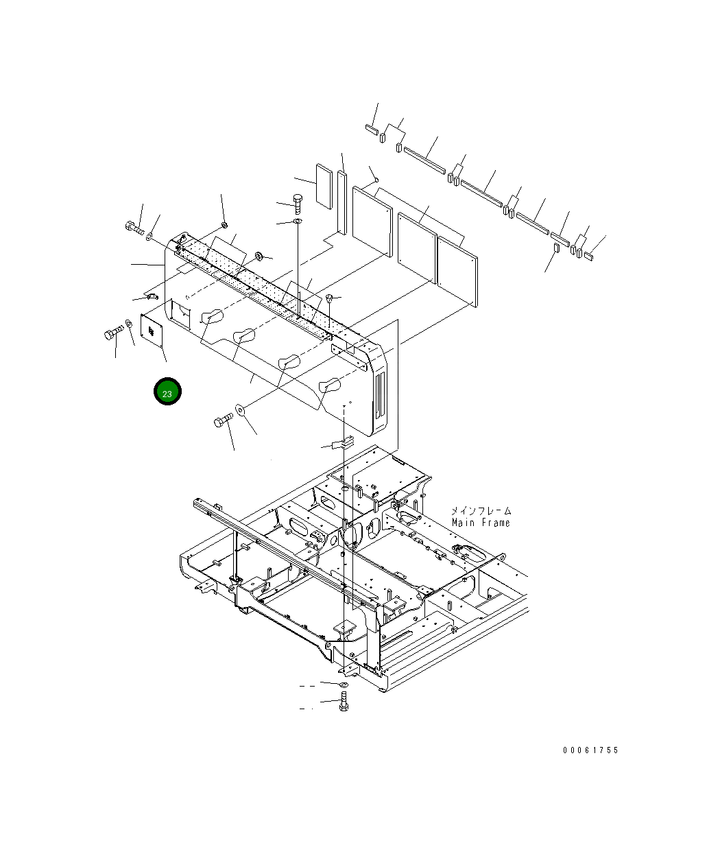 Крышка 8234-54-2280  Komatsu