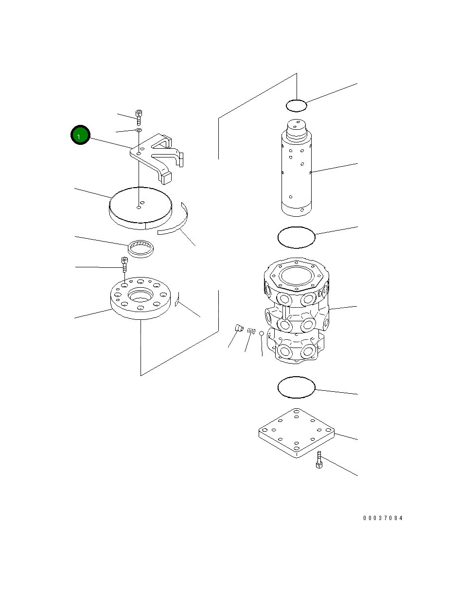 Рычаг 21U-62-34571 Komatsu