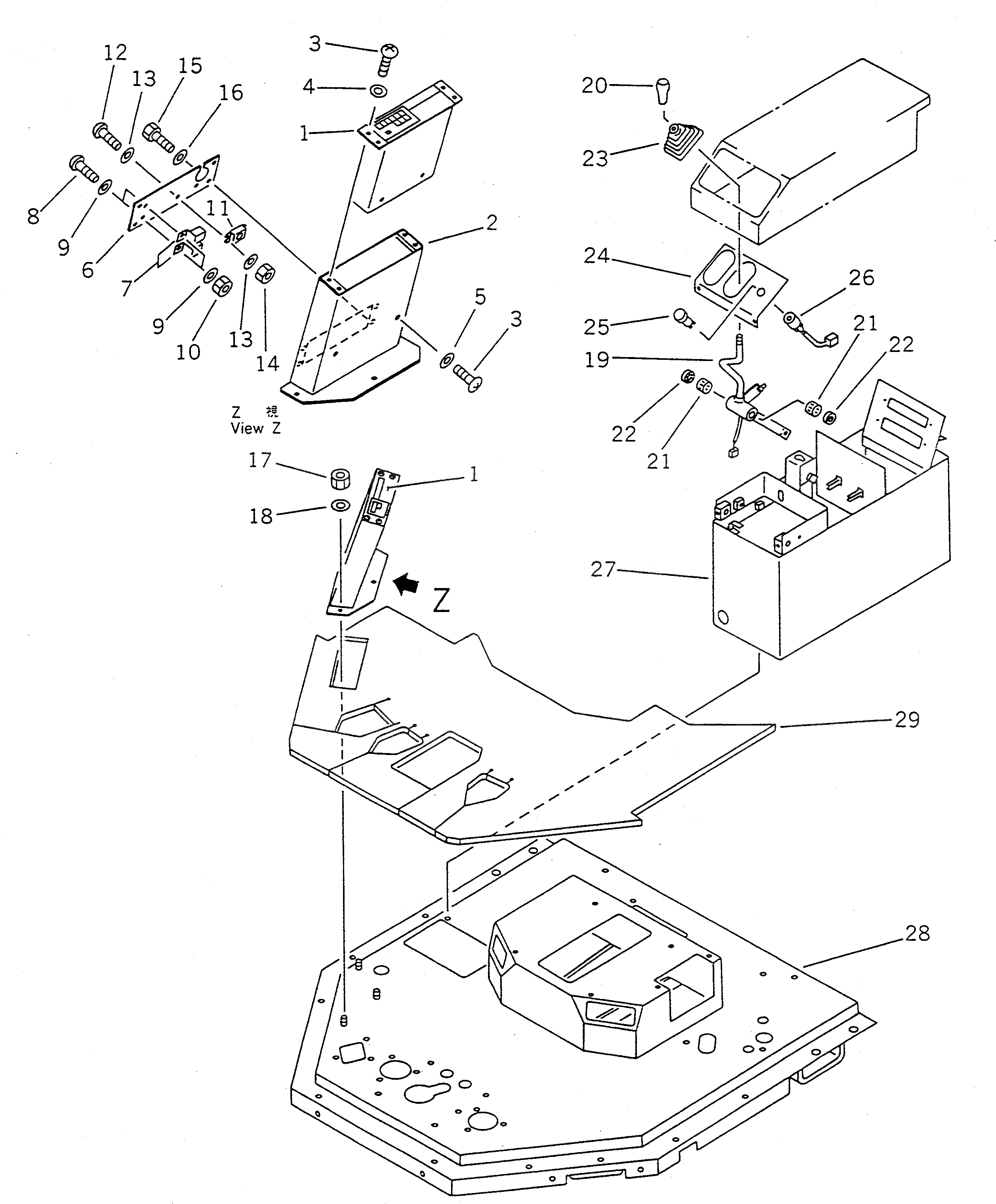 Рычаг 421-U94-1210 Komatsu