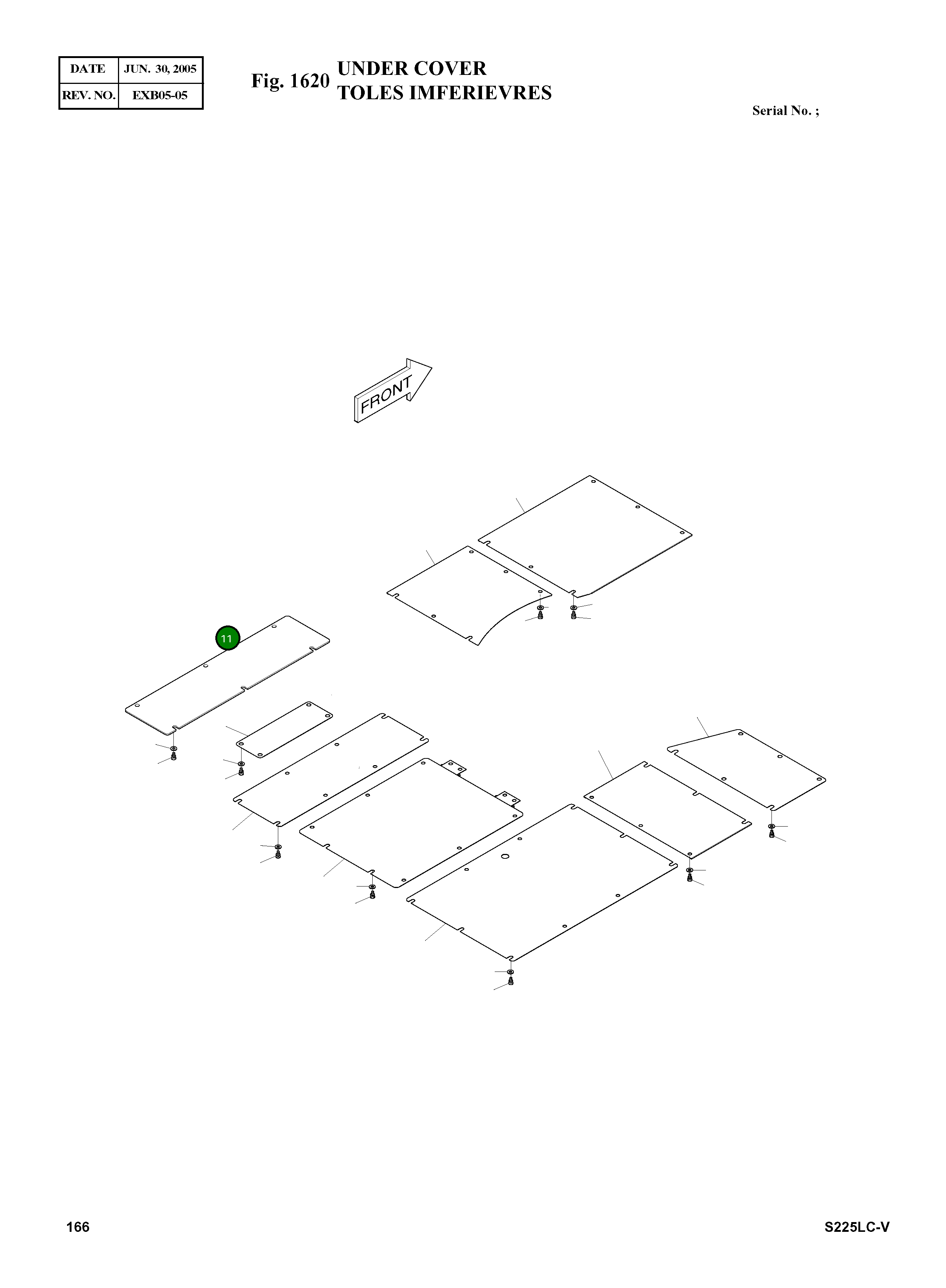 Крышка K1006907  Komatsu