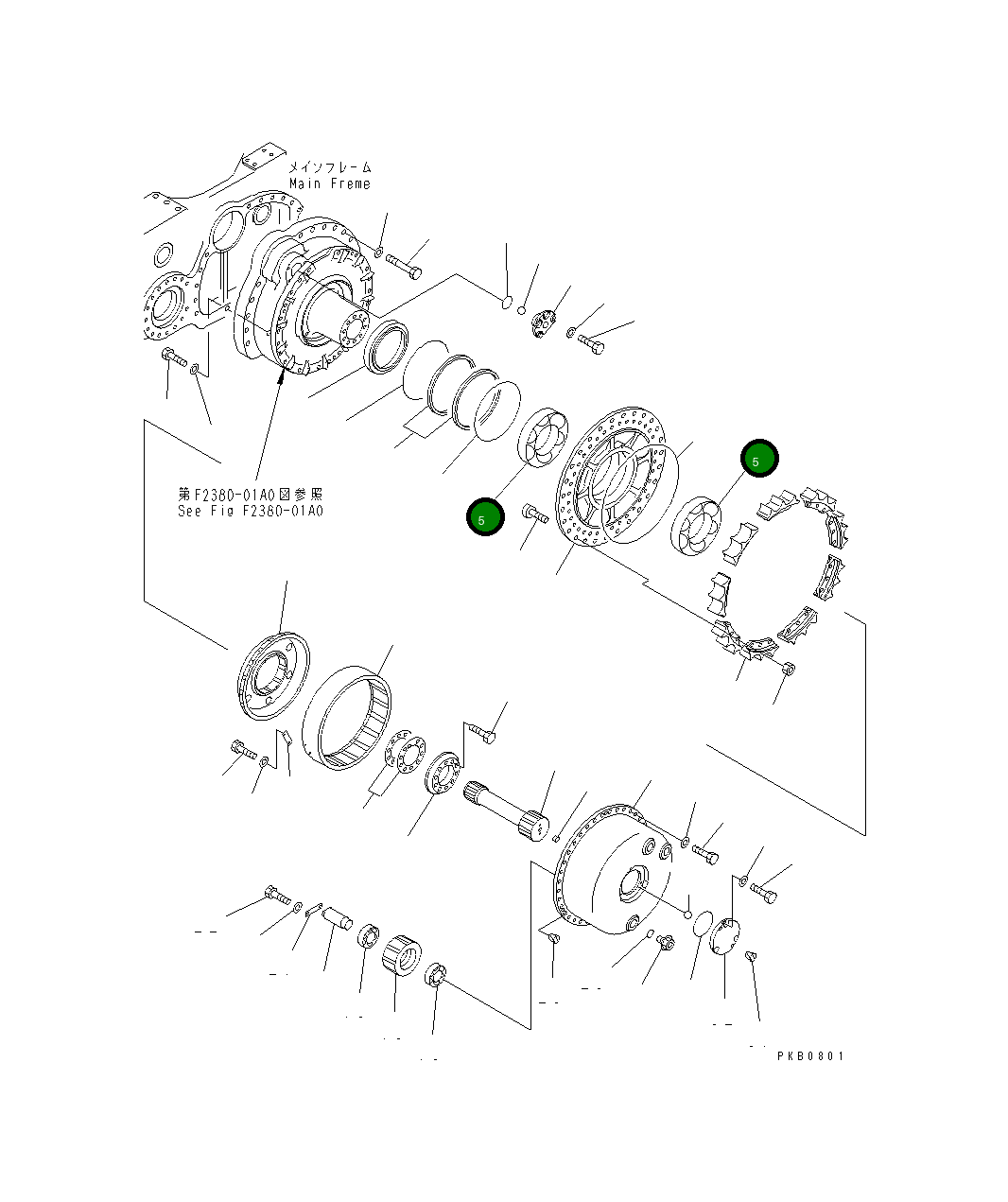 Подшипник 17A-27-11331 Komatsu