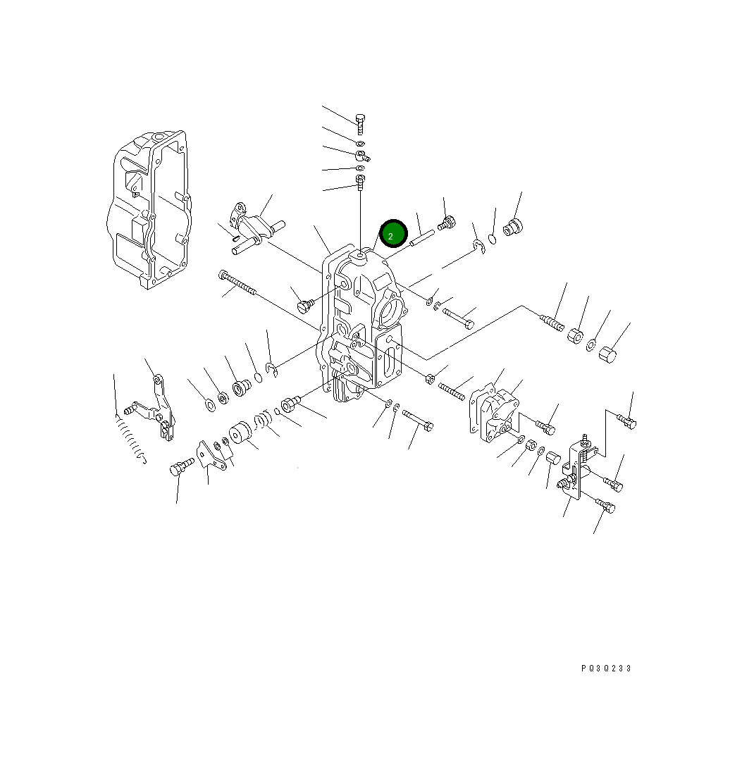 Крышка DK154520-7520 Komatsu