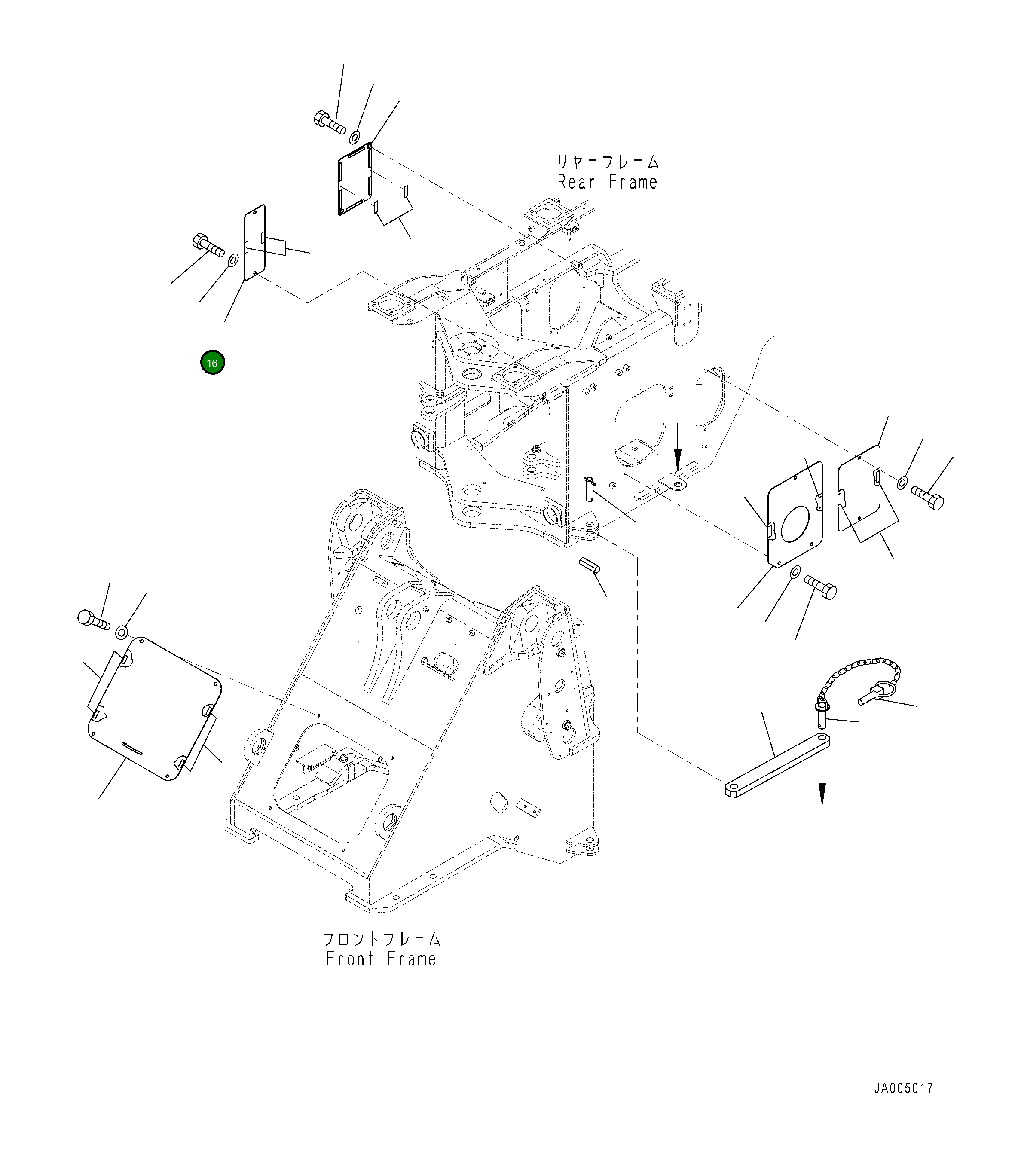 Крышка,RHS 419-46-44420 Komatsu