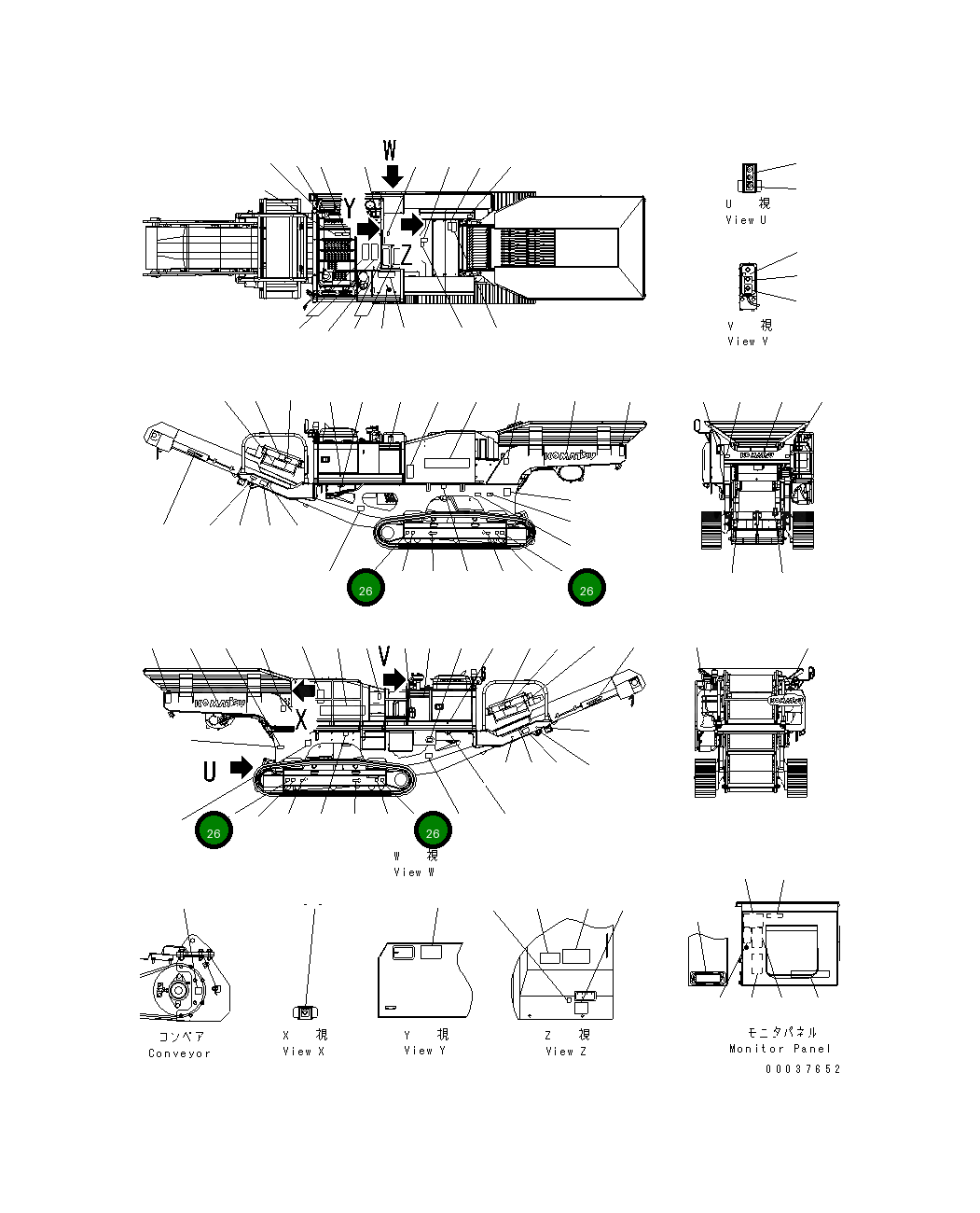 Пластина 09960-00802 Komatsu