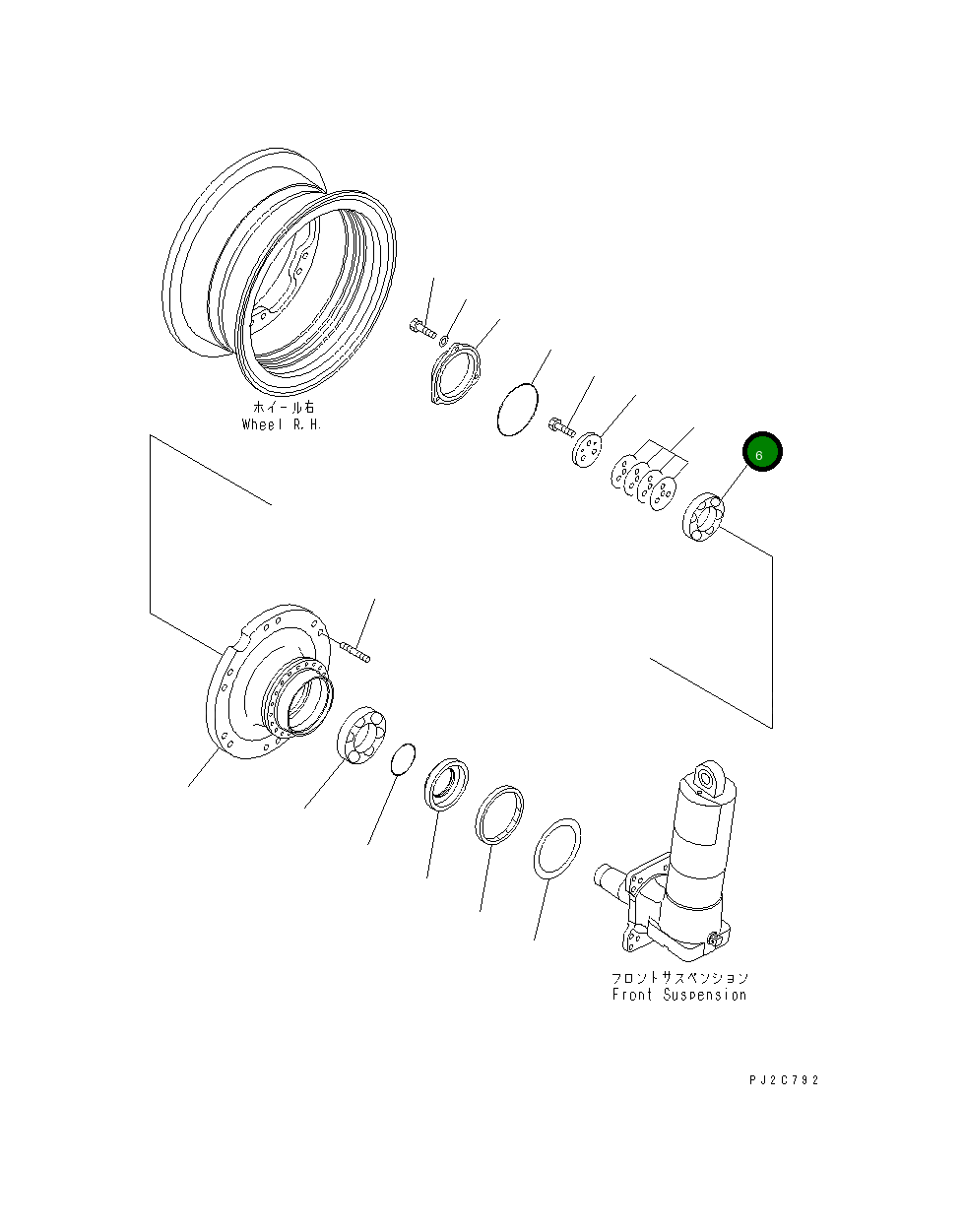 Подшипник 567-27-71960 Komatsu