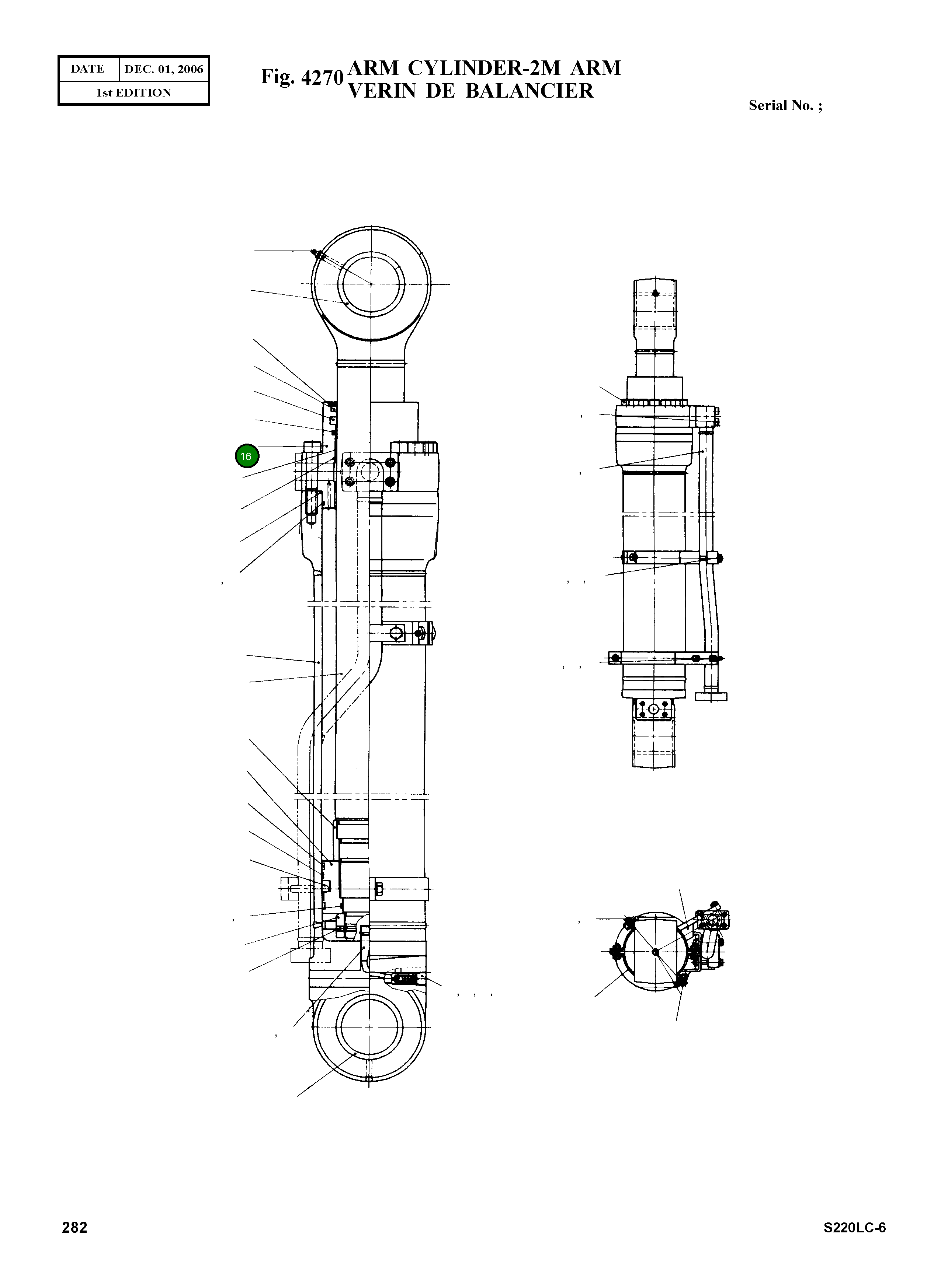 Крышка, ROD 1.430-00153  Komatsu