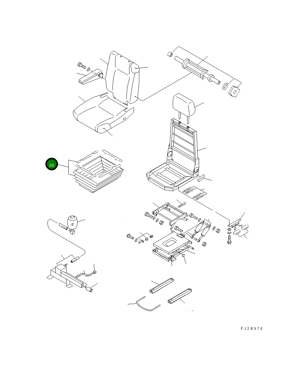 Крышка KIT BS174718 Komatsu