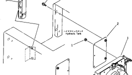Крышка 423-T46-1160  Komatsu