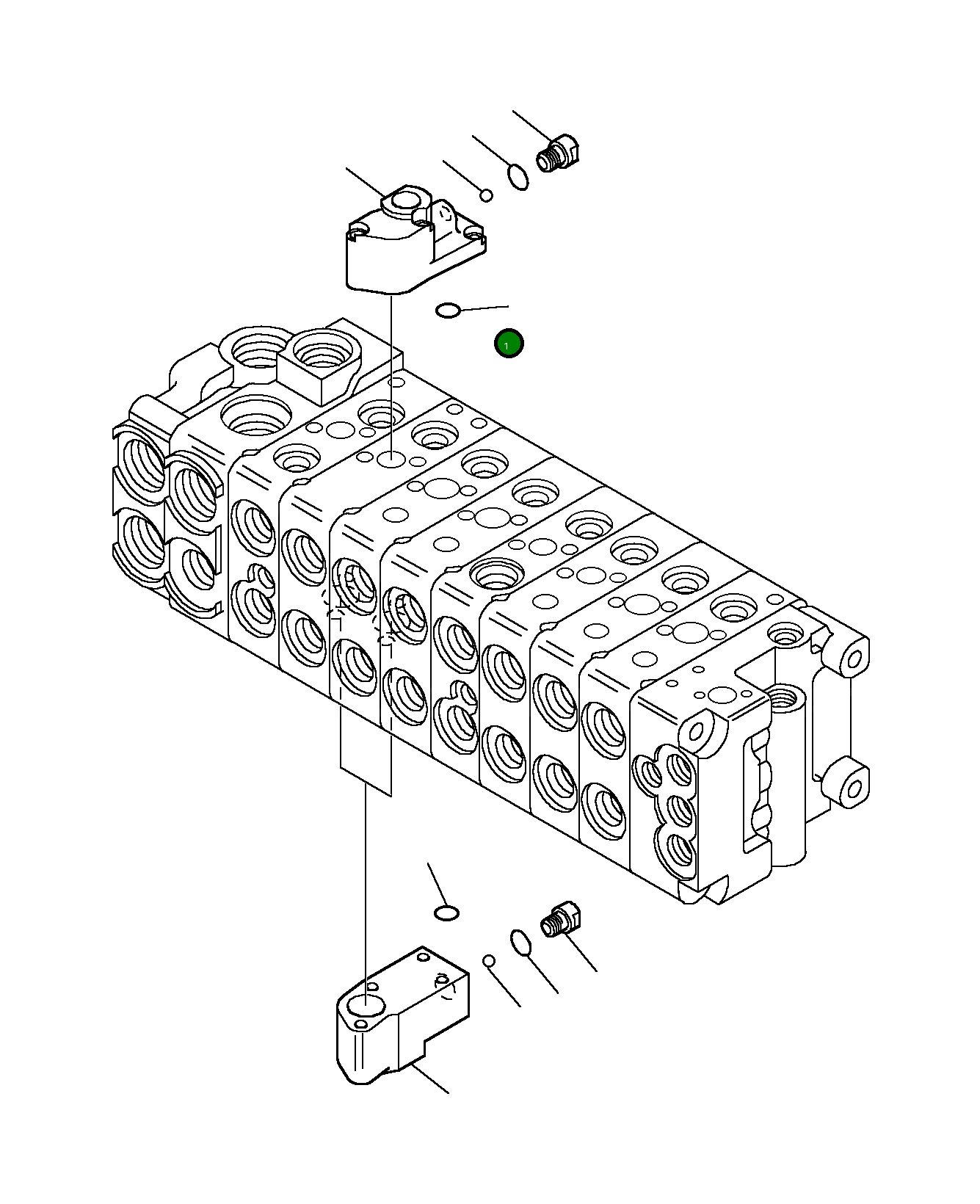 Крышка 890001574 Komatsu