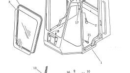 Крышка 419-54-15821  Komatsu