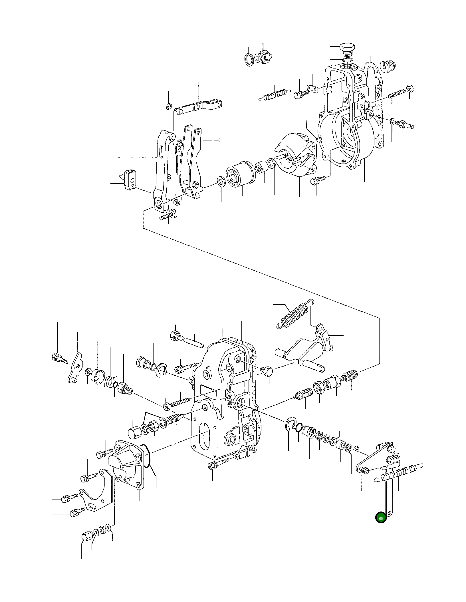 Рычаг YMX1543960620 Komatsu