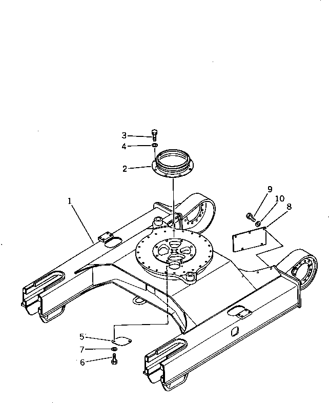 Крышка 201-30-52230 Komatsu