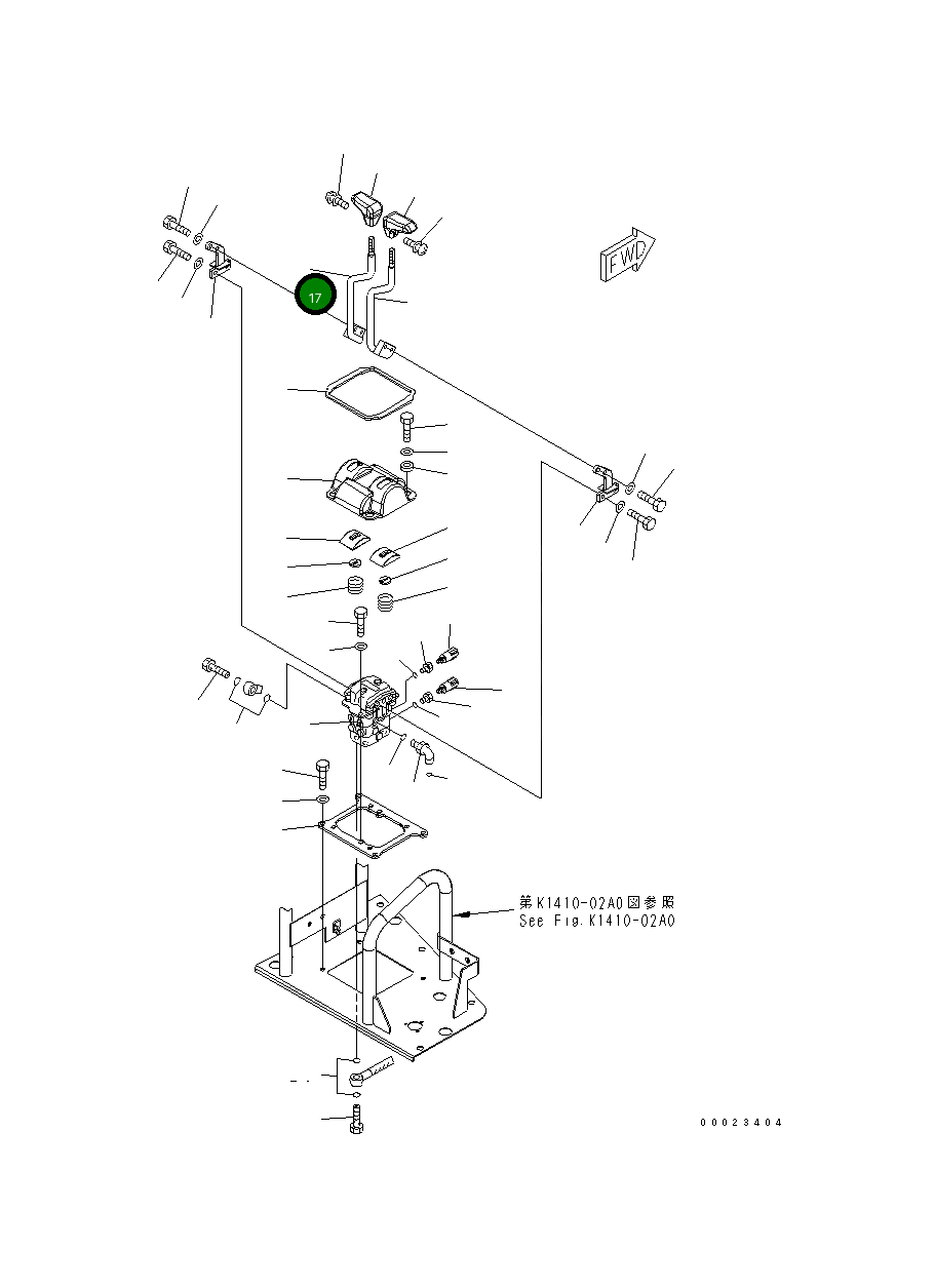 Рычаг 8260-43-1120 Komatsu