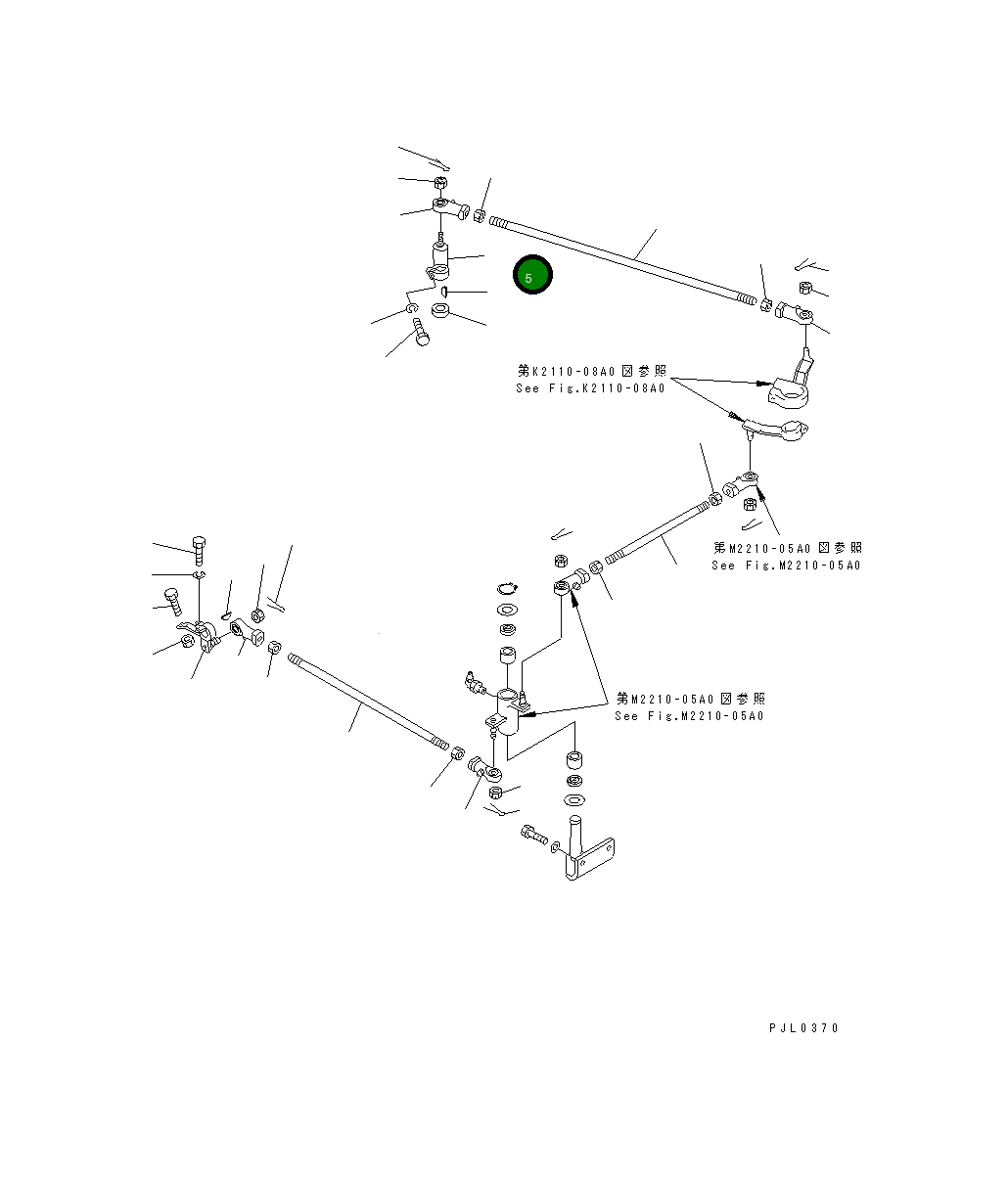 Рычаг 176-43-42131 Komatsu