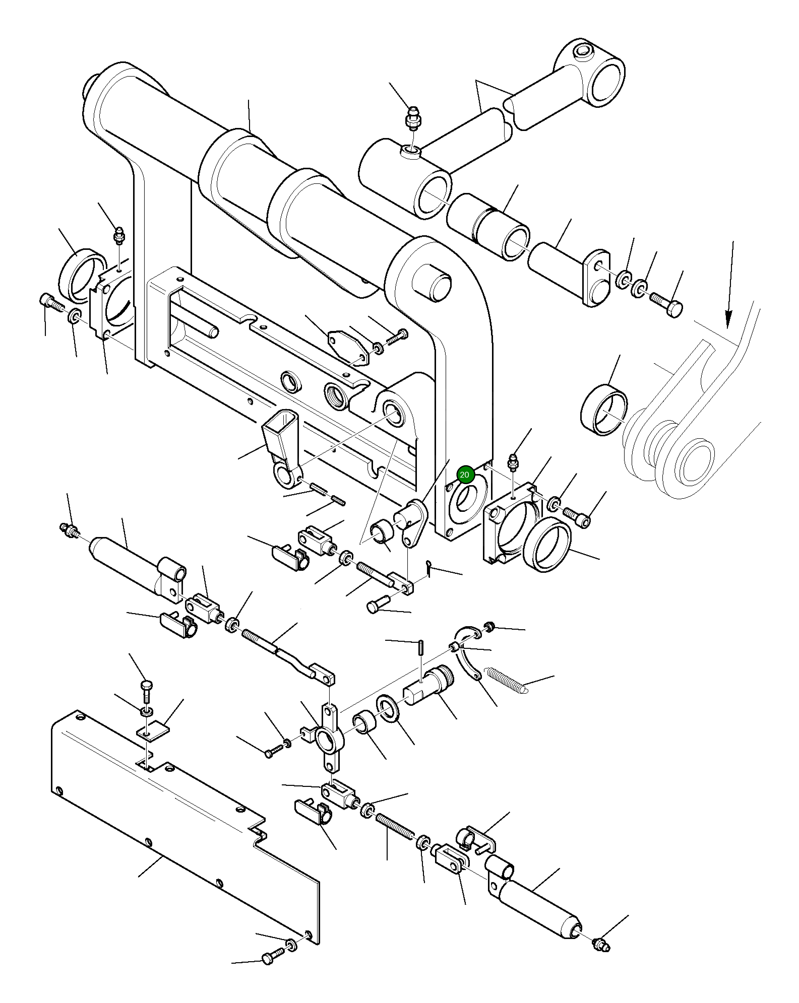 Рычаг 360733061 Komatsu