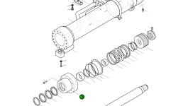 Крышка, ROD 53B520-2 Komatsu