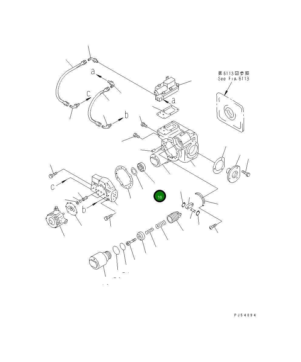 Подшипник 262-61-22180 Komatsu