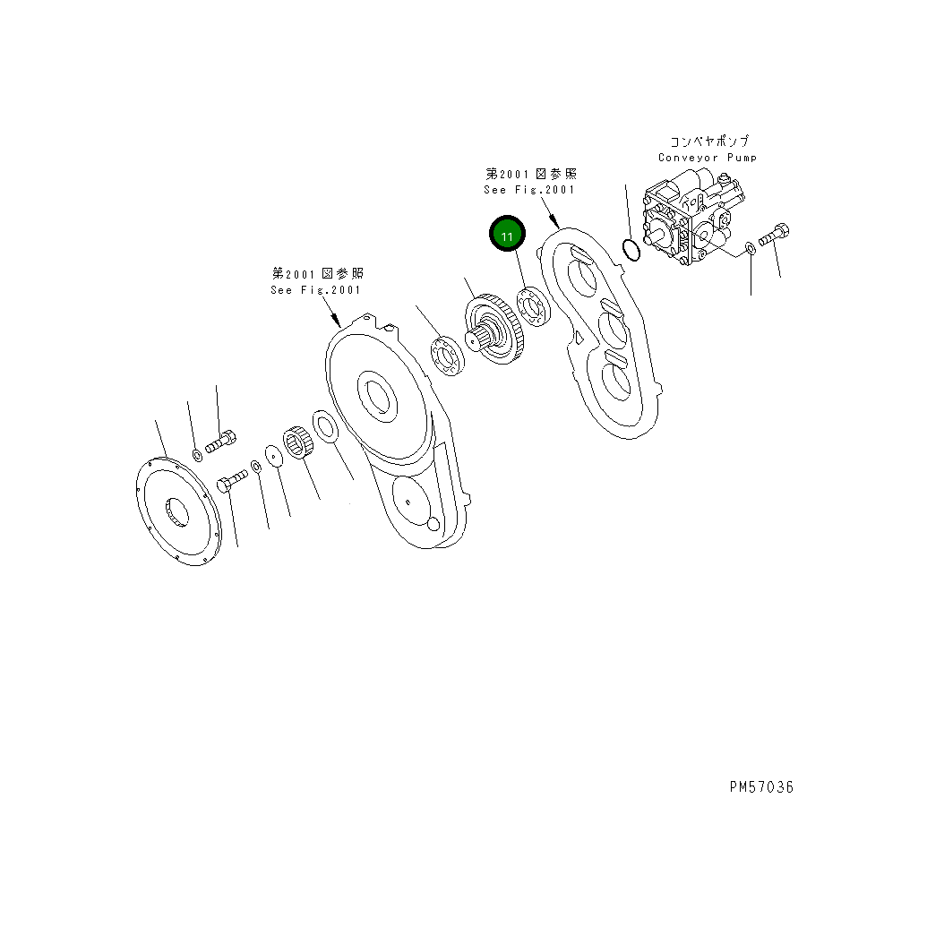 Подшипник 06031-06213 Komatsu