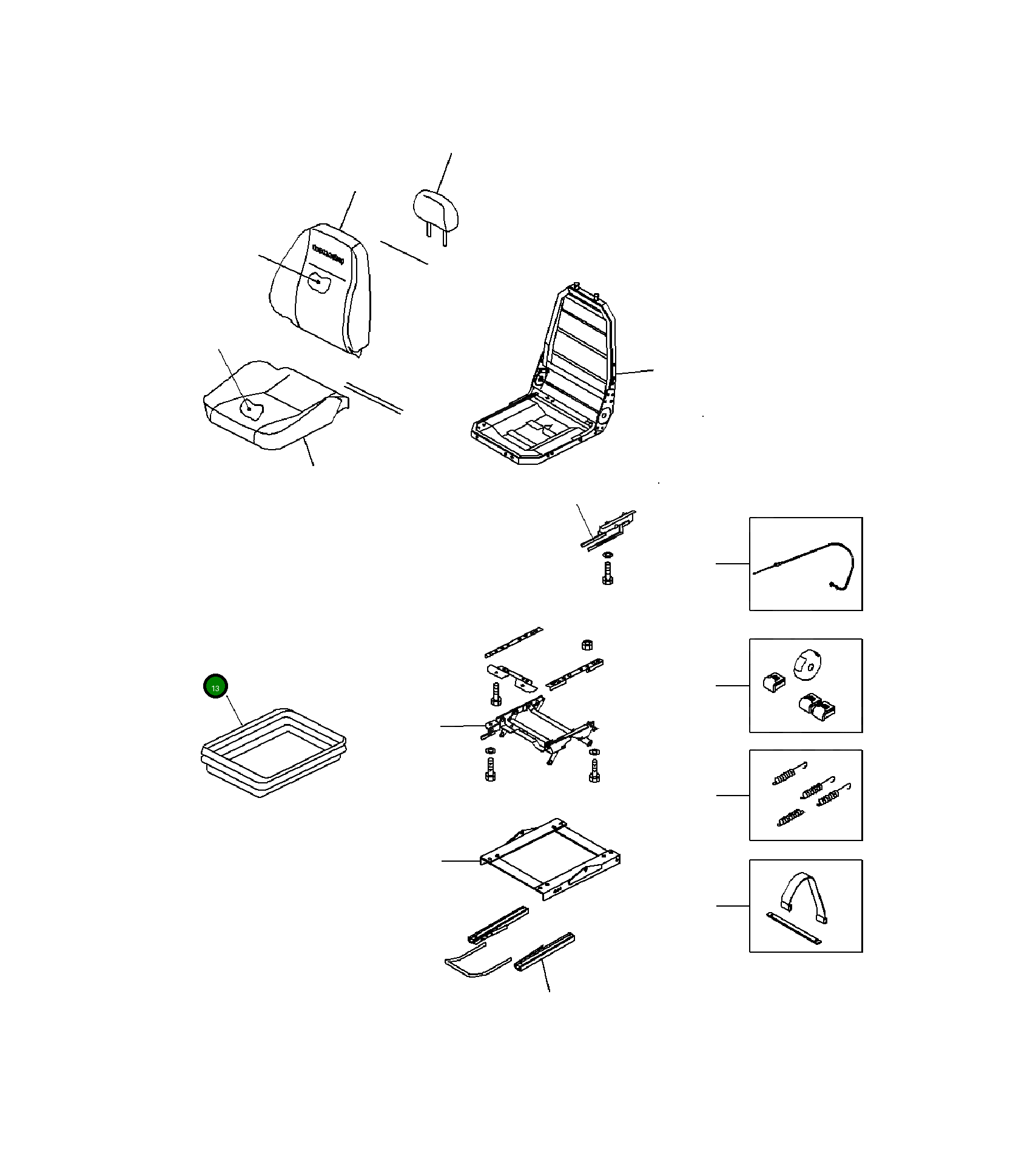 Крышка KIT AS195-379 Komatsu