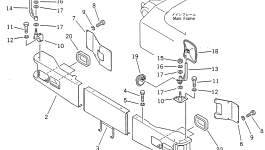 Крышка 22X-54-15490 Komatsu