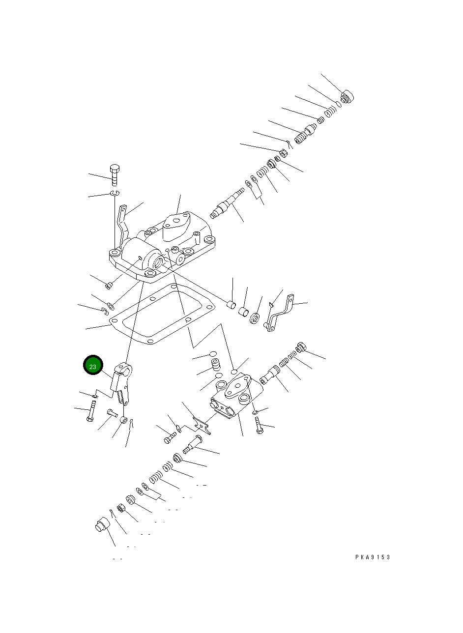 Рычаг 134-40-38210 Komatsu