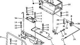Крышка 20N-54-33150 Komatsu