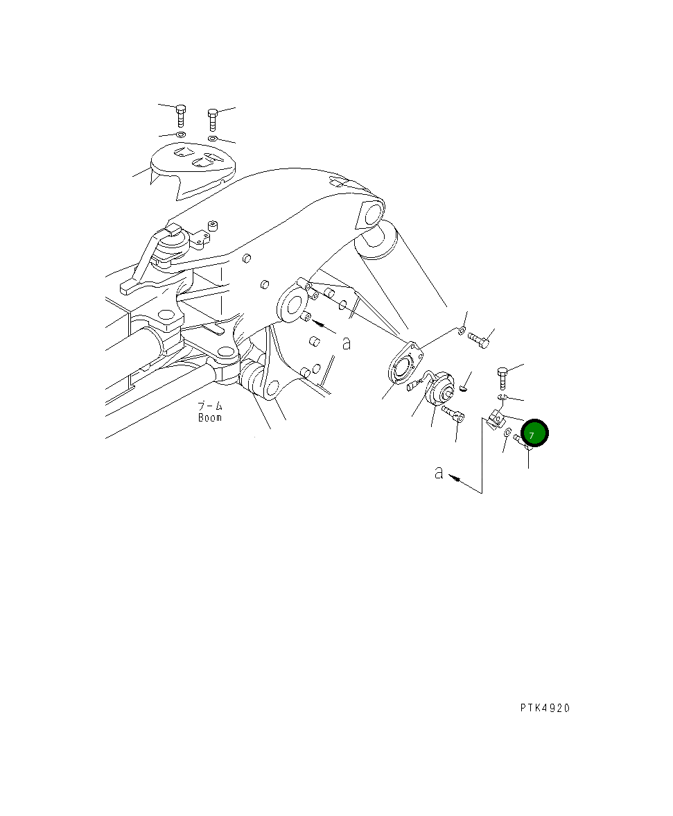 Рычаг 20U-70-31190 Komatsu