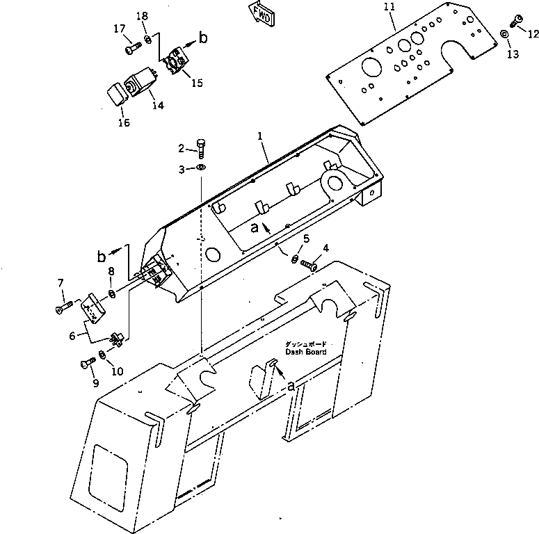 Крышка 278-06-13260 Komatsu