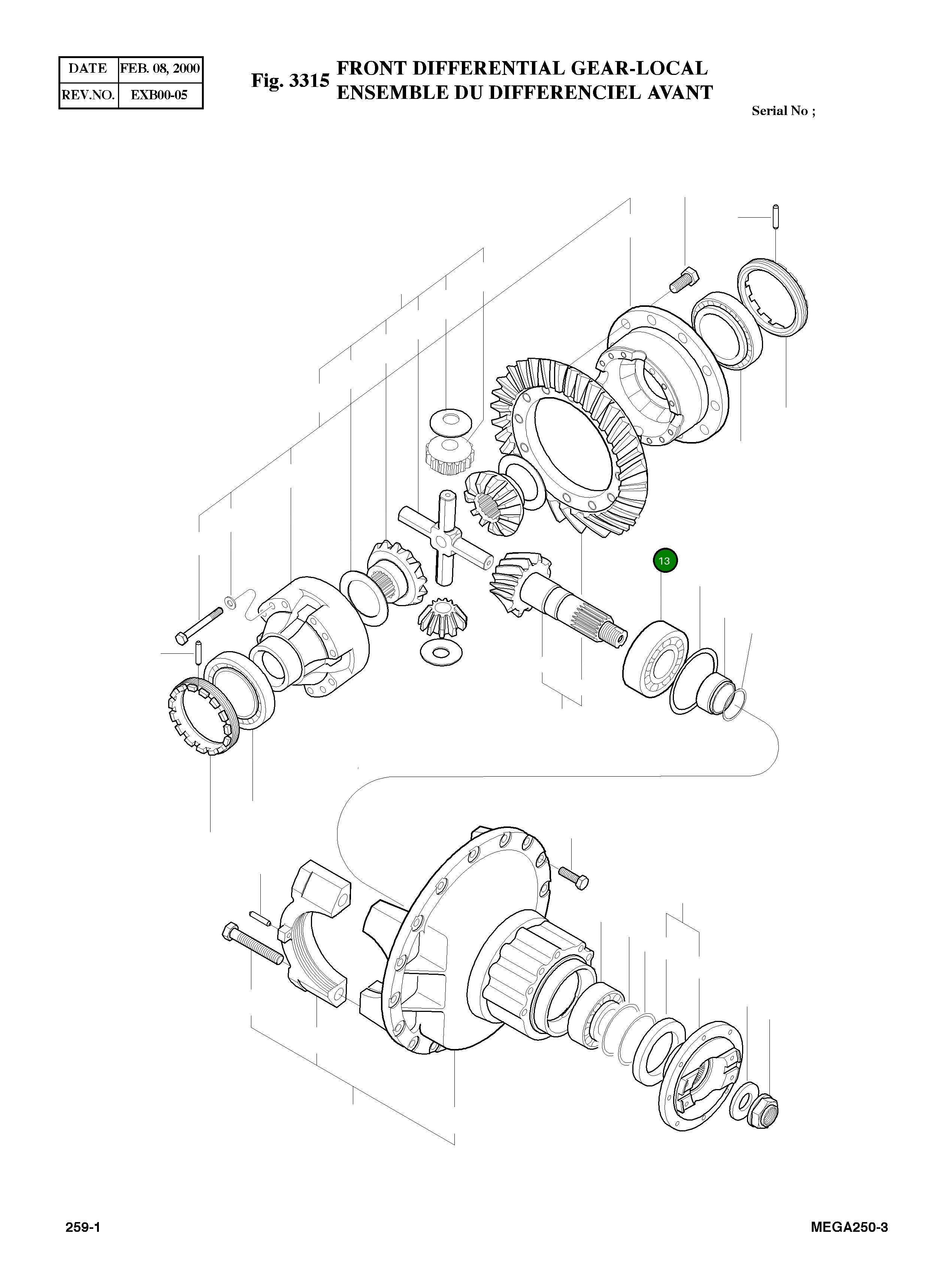 Подшипник 4109-7023 Komatsu
